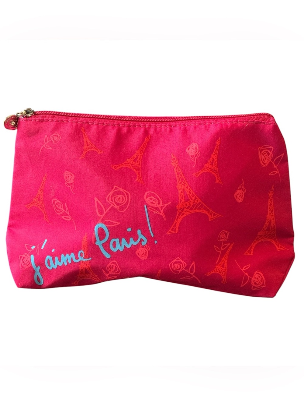 Lancôme Pink "J'aime Paris" Cosmetic Makeup Travel Pouch